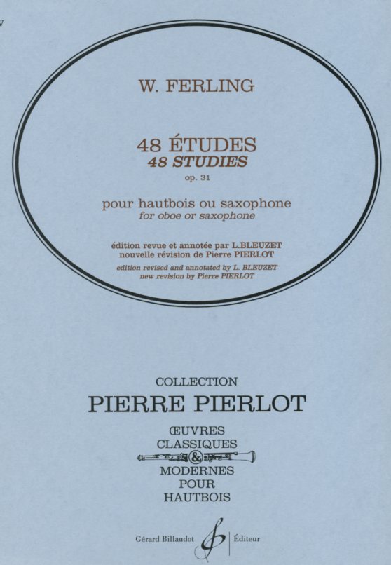 F.W. Ferling: 48 Übungen<br>für Oboe solo op 31 - Hgb. P. Pierlot