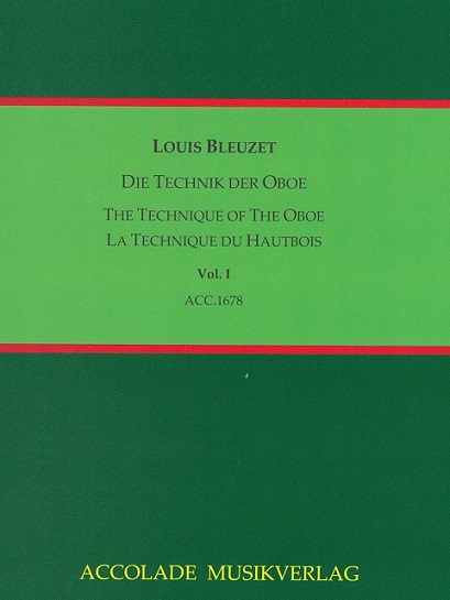 L. Bleuzet: Die Technik der Oboe<br>Vol. I - Accolade