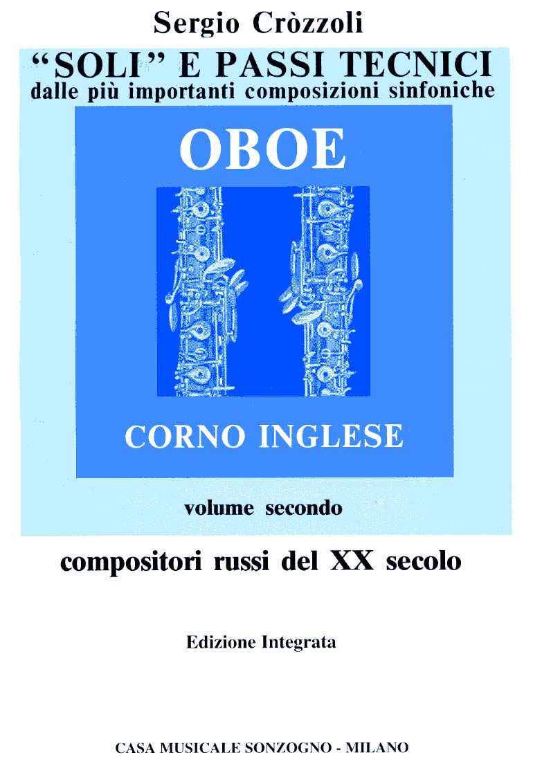 Orchesterstudien für Oboe Bd. II<br>von Sergio Crozzoli - Casa Musicale