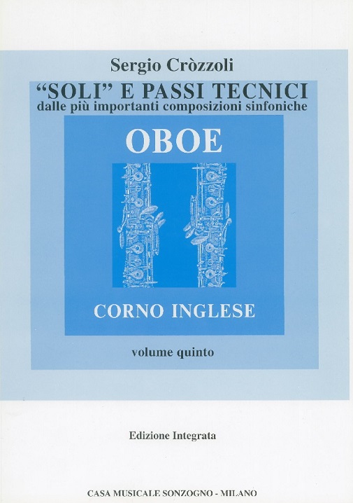 Orchesterstudien für Oboe Bd. V<br>von Sergio Crozzoli - Casa Musicale