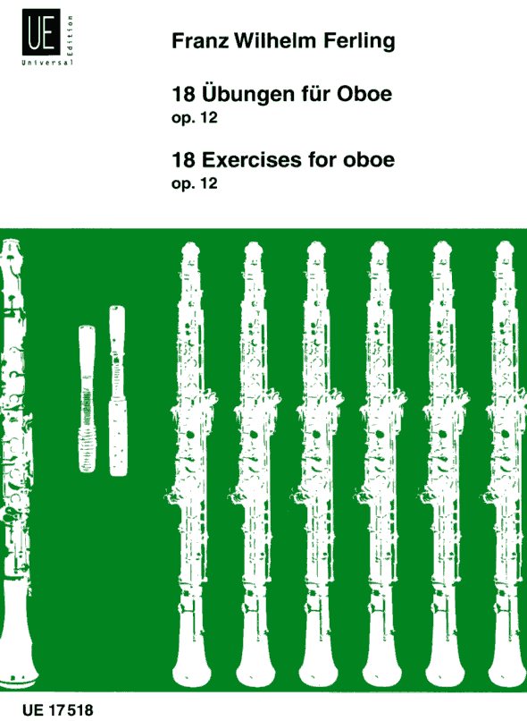 F.W. Ferling: 18 bungen<br>fr Oboe solo op 12