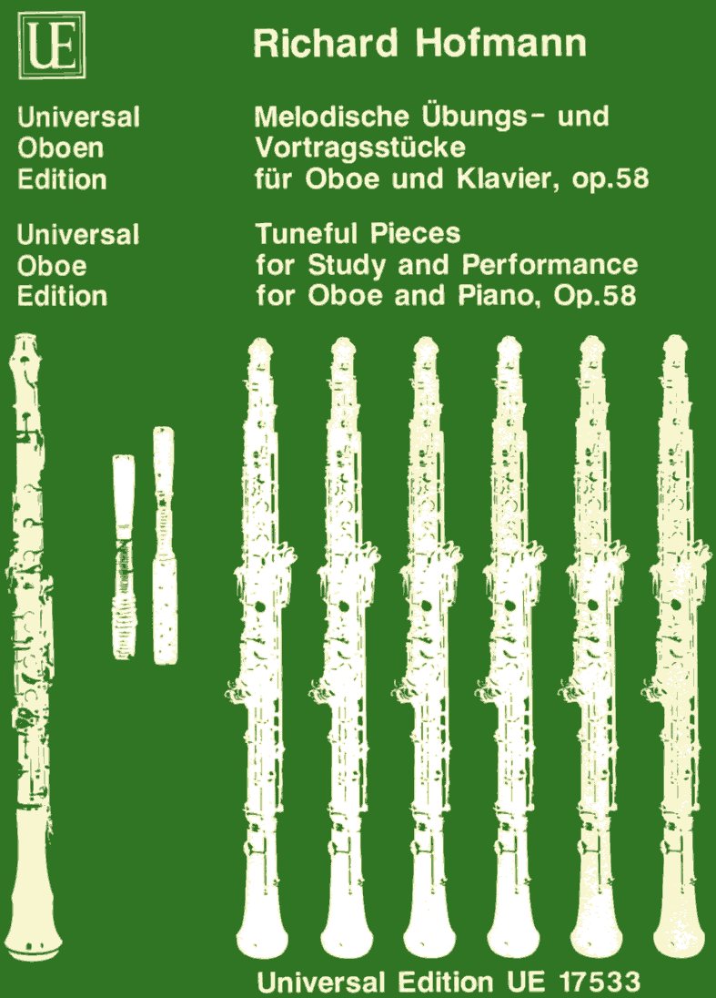 R. Hofmann: Melodische bungs- und<br>Vortragsstcke - Oboe und Klavier