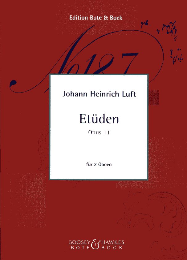 Luft: Etuden op. 11 fr zwei Oboen<br>