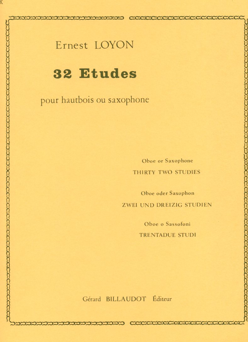 E. Loyon: 32 etudes -fr Oboe-<br>