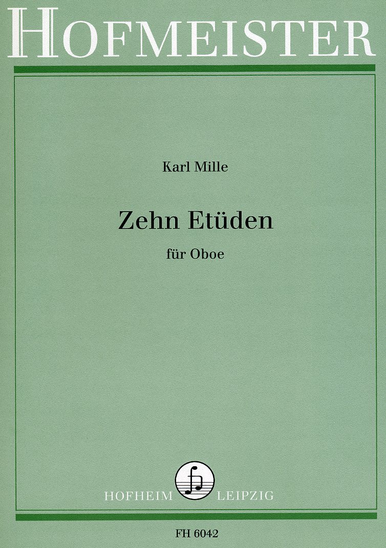 K. Mille: 10 Etuden fr Oboe<br>