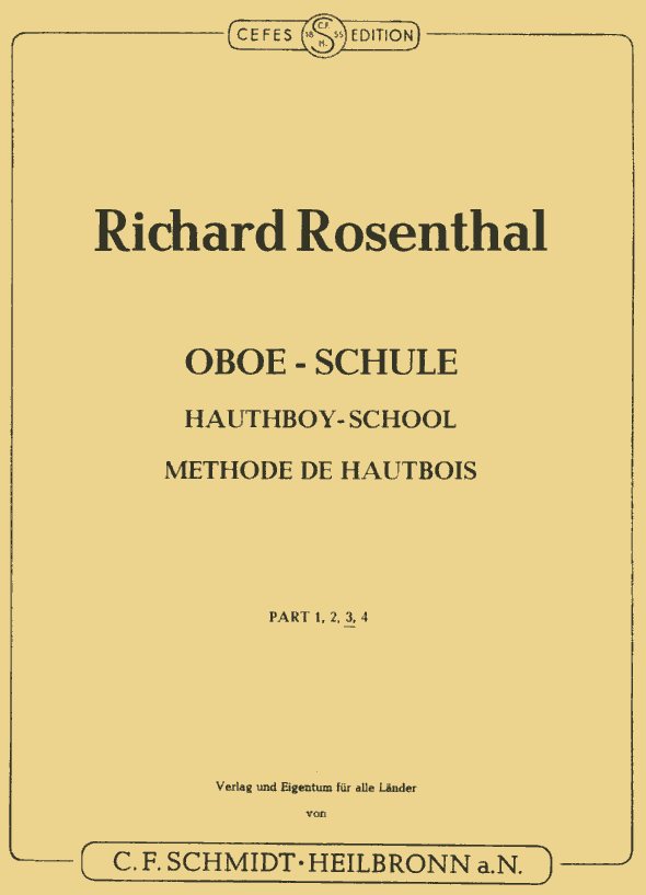 R. Rosenthal: Oboenschule Band III<br>