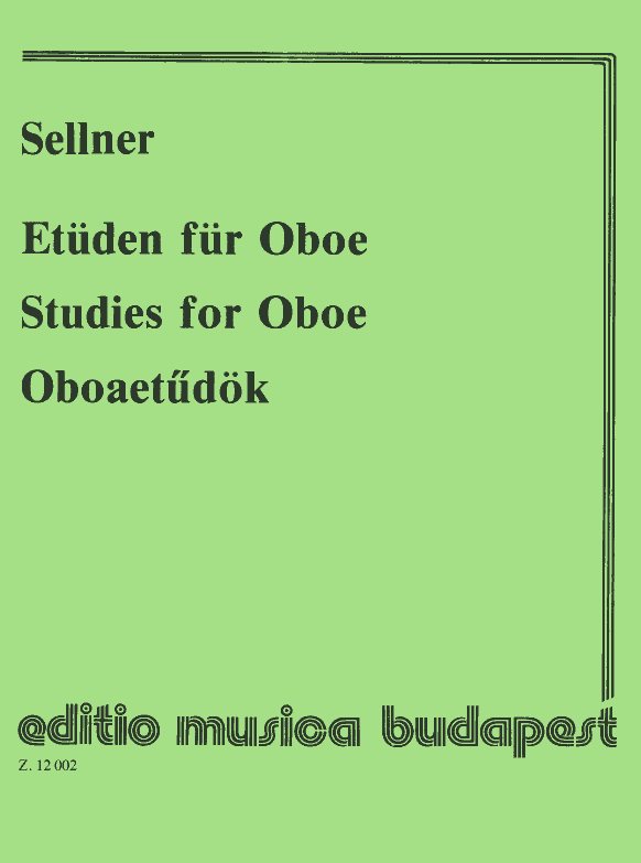 Sellner: Etuden für Oboe<br>