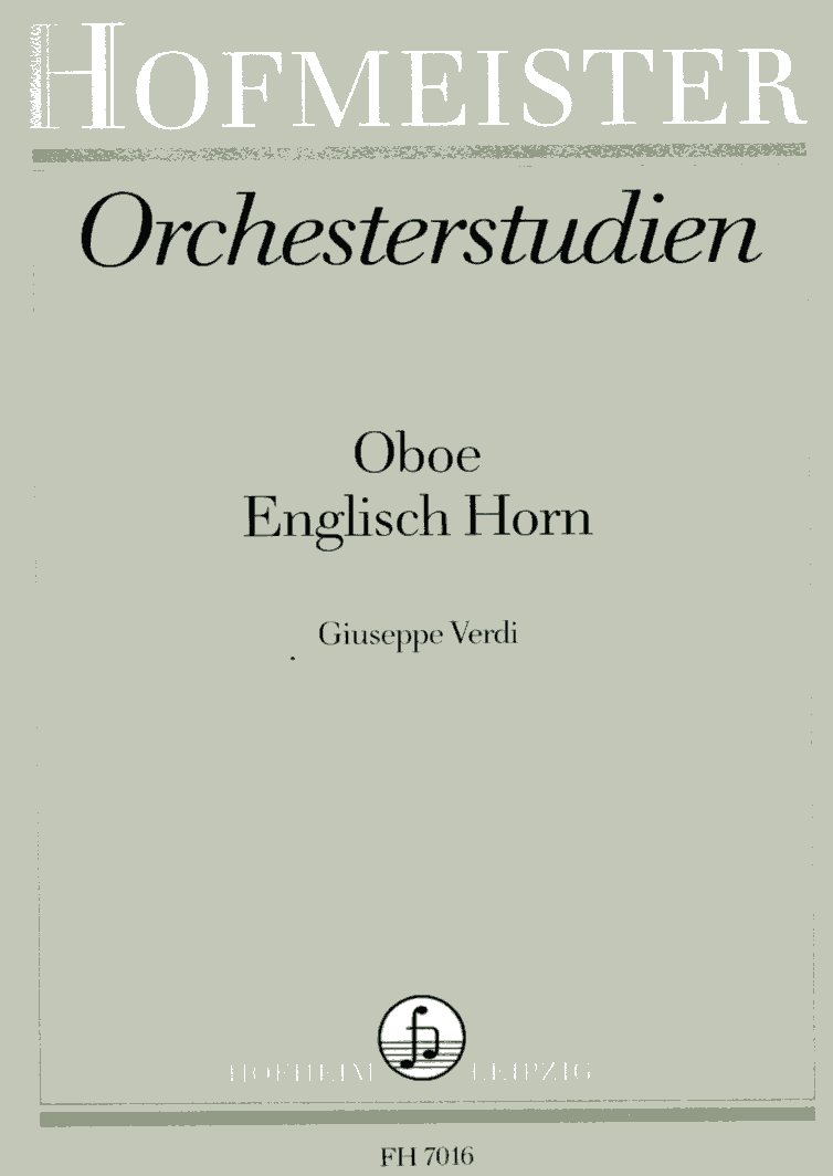 Orchesterstudien fr Oboe +<br>Engl. Horn - G. Verdi