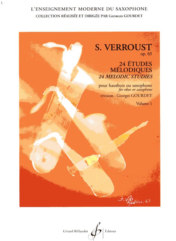 S. Verroust: 24 melodische Etuden<br>fr Oboe - Band 1