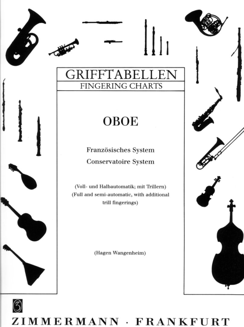 H. Wangenheim: &acute;Oboe Lernen&acute;<br>Grifftabelle fr Oboe