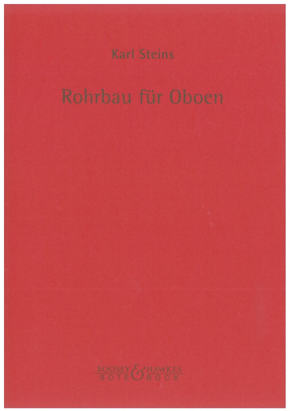 K. Steins - Rohrbau fr Oboe<br>