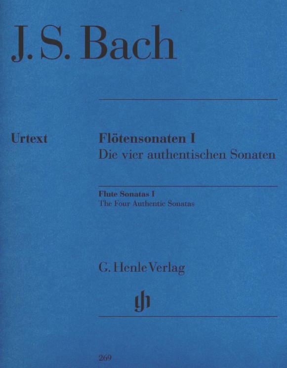 J.S. Bach: Sonaten fr Flte + BC<br>Heft I - mit Vc-Stimme / Henle
