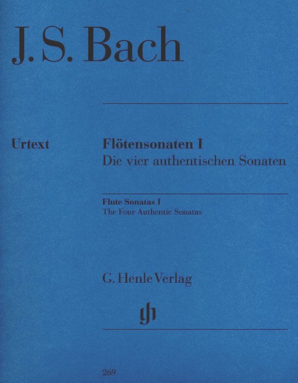 J.S. Bach: Sonaten fr Flte + BC<br>Heft I - mit Vc-Stimme / Henle
