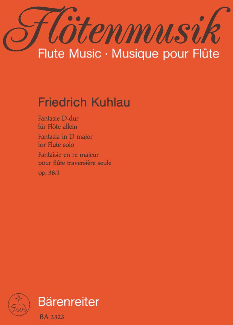 F. Kuhlau: Fantasie D-Dur fr<br>Flte Solo op. 38