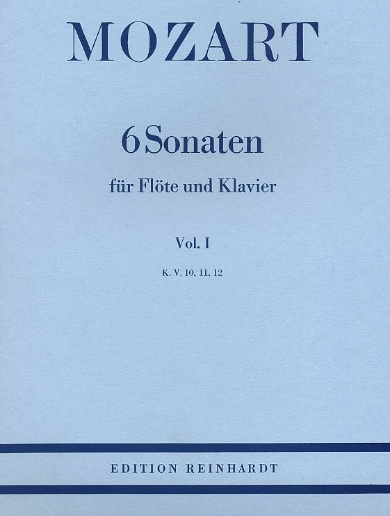 W.A. Mozart: 6 Sonaten fr Flte +<br>Klavier - Heft I - KV 10, 11, 12