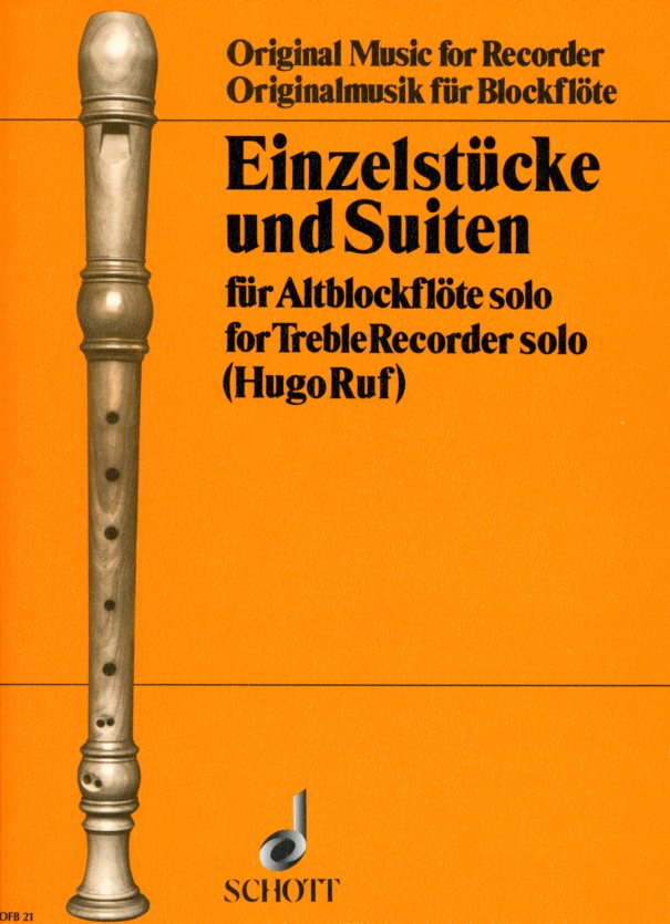 H. Ruf: Einzelstcke und Suiten fr<br>Altblockflte (Oboe) Solo