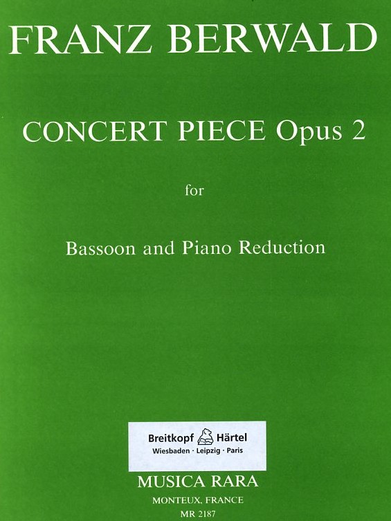 F. Berwald: Konzertstck op. 2 fr<br>Fagott + Orchester - KA / Breitkopf