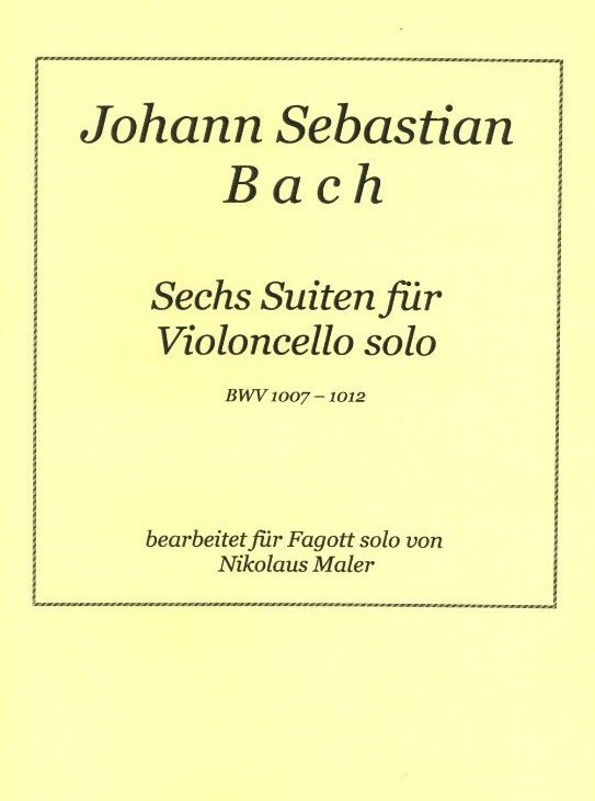 J.S. Bach: 6 Solo-Suiten für Cello(Fag.)<br>Solo - BWV 1007-1012 / Accolade