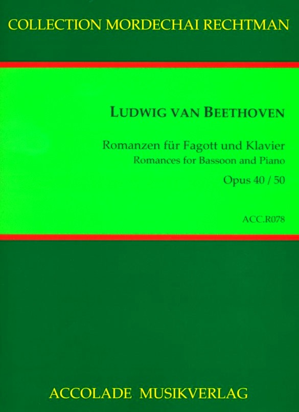 L.v.Beethoven: Romanzen<br>op. 40 + 50 - Fagott + Klavier