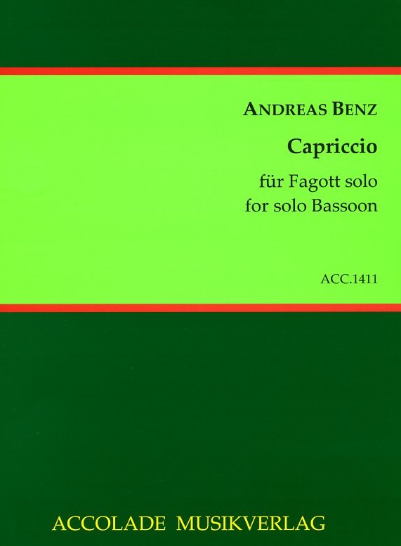 A. Benz: Capriccio für Fagott Solo<br>