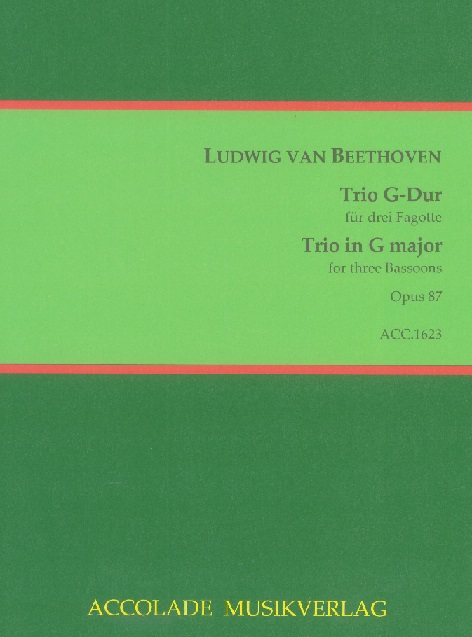 Beethoven: Trio op. 87 G-Dur<br>für 3 Fagotte