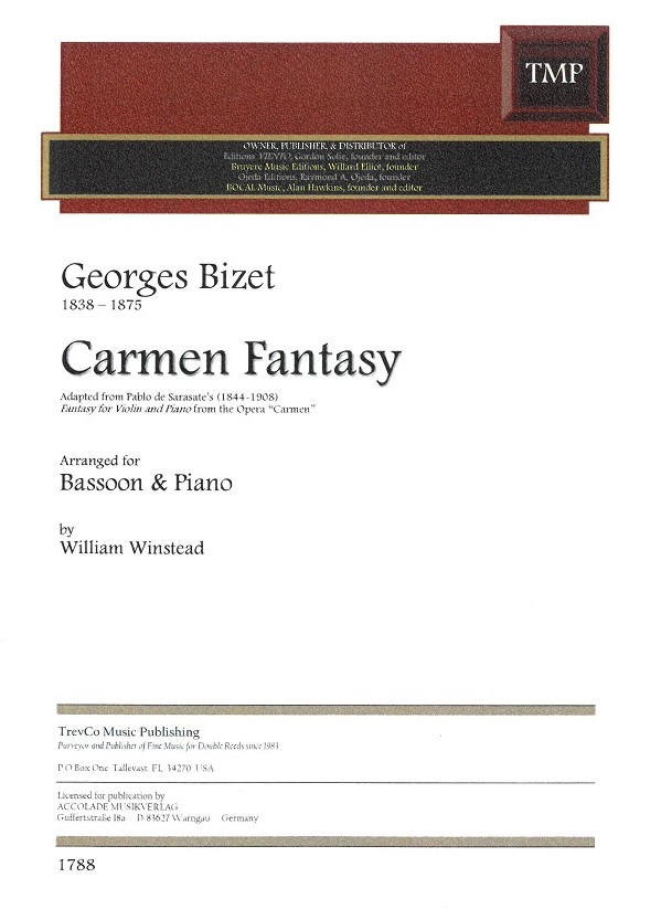 G. Bizet: Carmen Fantasie<br>Fagott + Klavier