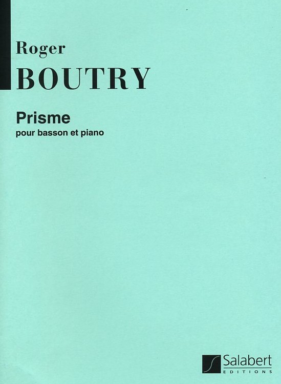 R. Boutry: Prisme (1982) fr Fagott +<br>Klavier
