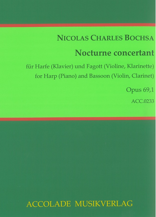 Ch. Bochsa:  Nocturne Concertante<br>op. 69/1 -  für Fagott + Harfe