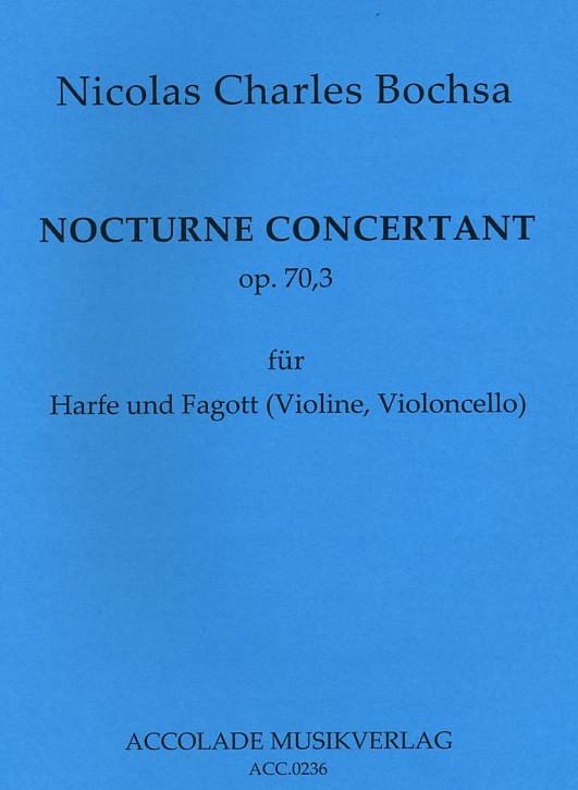 Ch. Bochsa:  Nocturne Concertante<br>op. 70/3 -  fr Fagott + Harfe