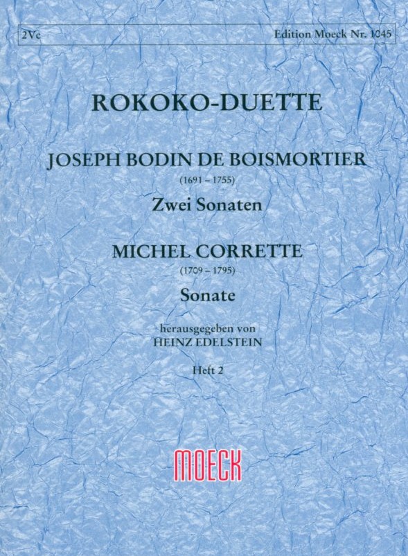 J.B. Boismortier/Corrette: Rokoko-Duette<br>3 Sonaten für 2 Fagotte (Celli)