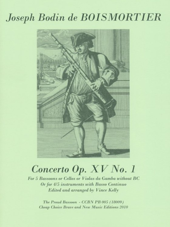 J.B. Boismortier: Concerto op. 15/1<br>F-Dur fr 5 Fagotte + BC