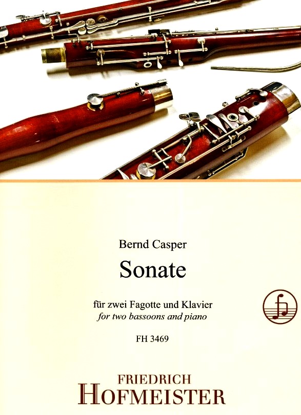 B. Casper(*1938): Sonate für<br>2 Fagotte + Klavier
