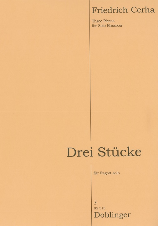 Fr. Cerha(*1926): Drei Stcke fr<br>Fagott solo - XII / 2012
