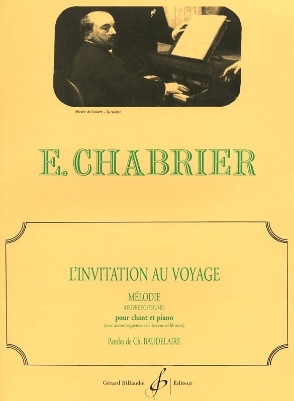 E. Chabrier: L&acute;invitation au voyage<br>Gesang, Fagott + Klavier