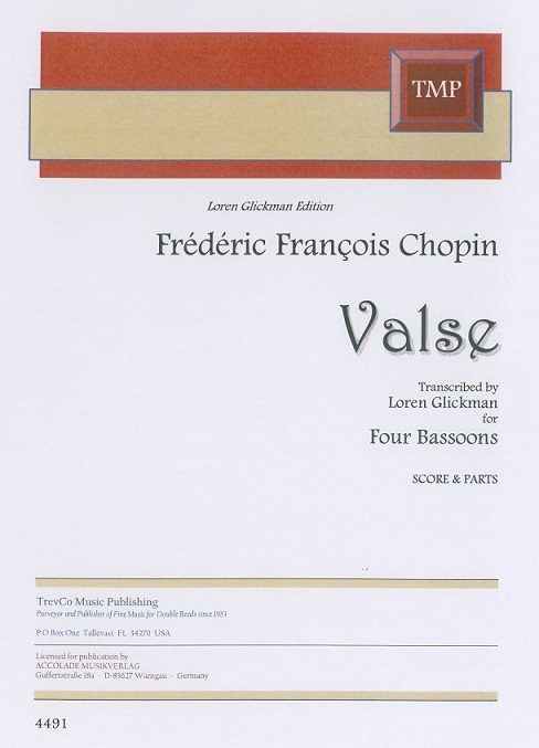 F. Chopin: Valse - gesetzt für<br>4 Fagott