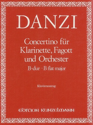 F. Danzi: Concertante B-Dur op. 47<br>Klarinette, Fagott + Orch. - KA