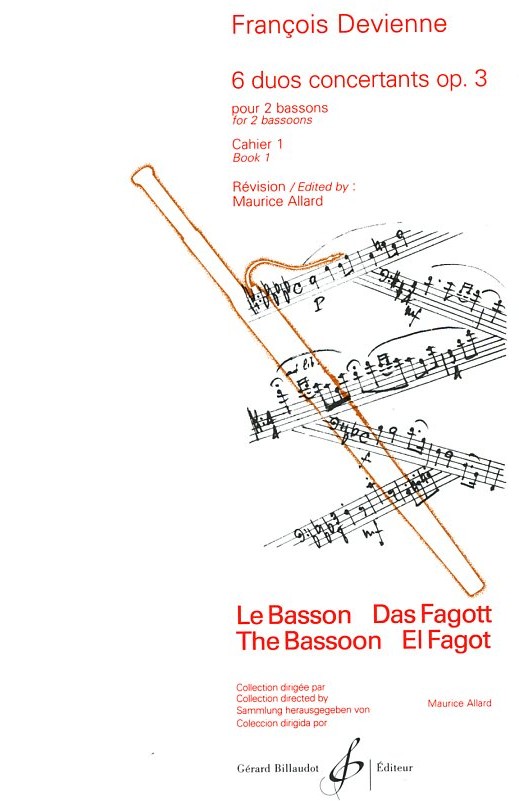 F. Devienne: 6 duos concertante op. 3<br>Band 1