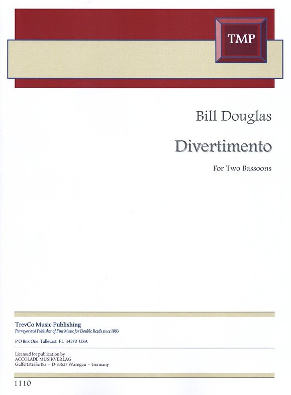 B. Douglas: Divertimento<br>for two bassoons