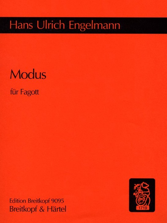 H.U. Engelmann: Modus - für Fagott solo<br>