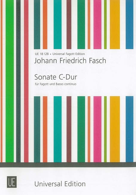 J.F. Fasch: Sonate in C-Dur fr<br>Fagott + BC / UE