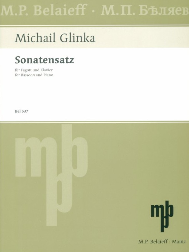 Glinka: Sonatensatz fr Fagott + Klavier<br>