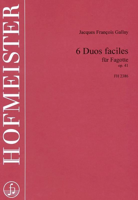 J.F. Gallay: 6 Duos faciles op.41<br>fr 2 Fagotte