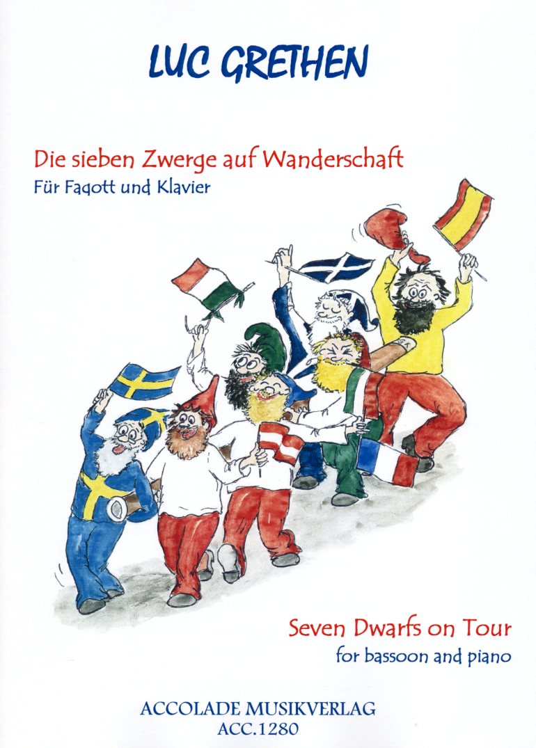 L. Grethen(*1964): Die Sieben Zwerge<br>auf Wanderschaft - fr Fagott + Klavier
