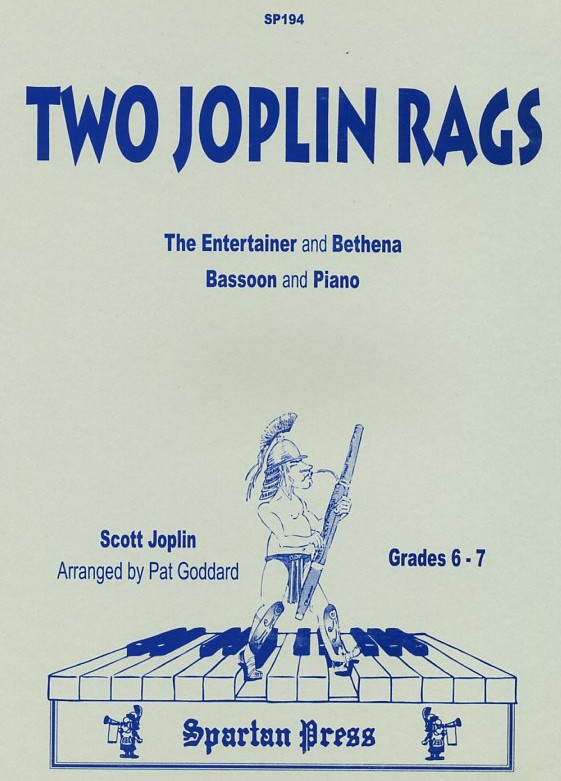 S. Jopin: &acute;The Entertainer&acute; +<br>&acute;Bethena&acute; für Fagott +Klavier