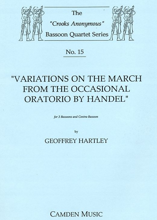 G. Hartley(1906-92): Variationen ber<br>ein Thema von Hndel fr Fagottquartett