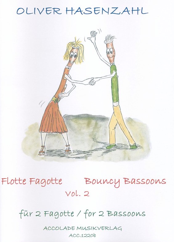 O. Hasenzahl: Flotte Fagotte Vol. 2<br>24 Duette fr 2 Fagotte