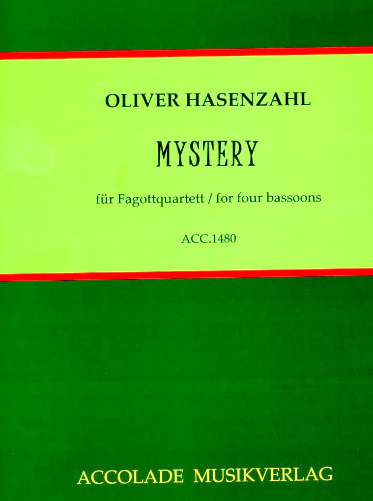 O. Hasenzahl: Mystery<br>fr 4 Fagotte