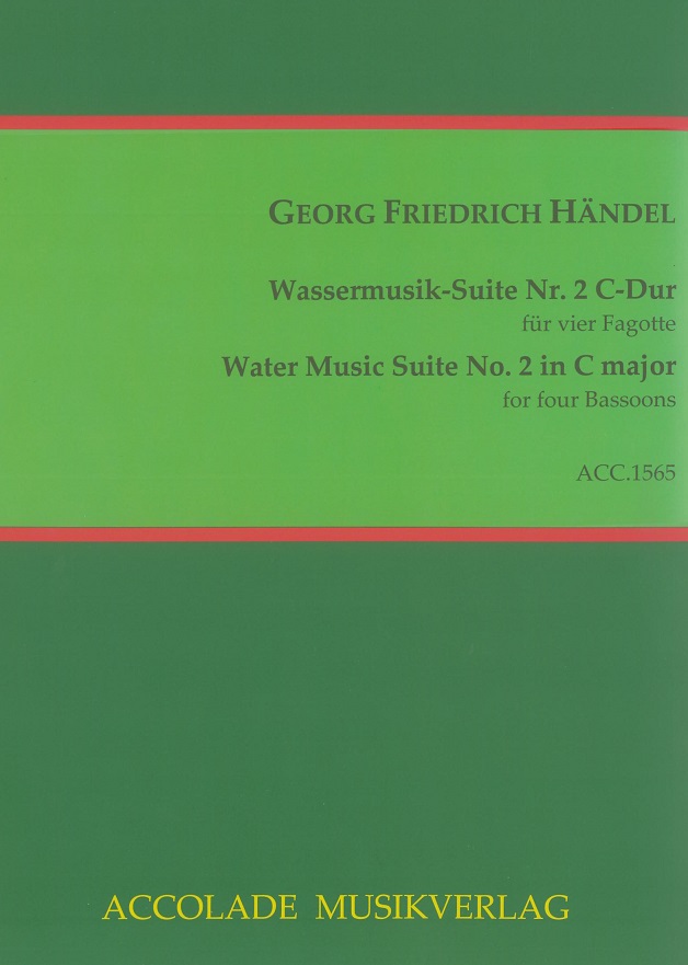 G.F.Hndel: Wassermusik-Suite Nr. 2<br>C-Dur - fr 4 Fagotte / O.Hasenzahl