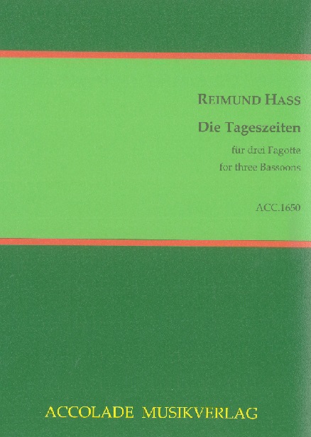 R. Hass: Die Tageszeiten<br>fr 3 Fagotte