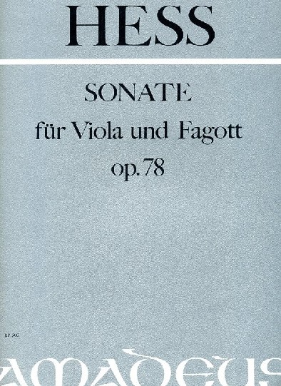 W. Hess: Sonate c-moll op. 78 für<br>Fagott + Viola